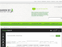 Tablet Screenshot of harvesterxml.com